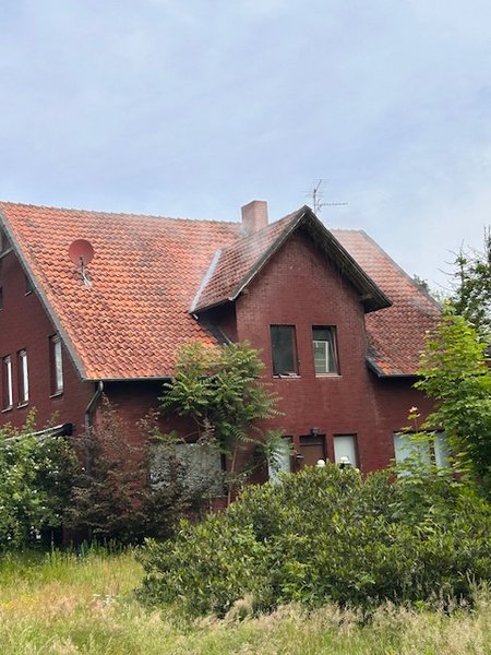 Übungsobjekt mit Dachstuhlbrand