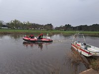 Boot auf der Aller